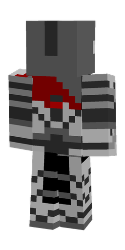 Black skin: body, back render