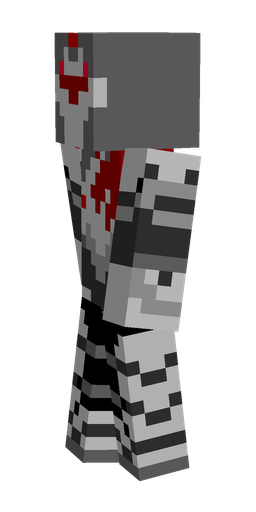 Black skin: body, left side render