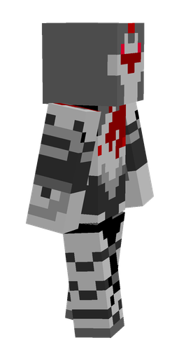 Black skin: body, right side render