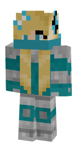 Blue skin: body, front render