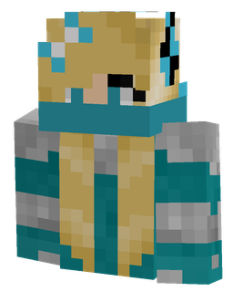 Blue skin: bust render