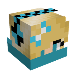 Blue skin: head render