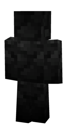 Black skin: body, back render