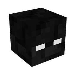 Black skin: head render