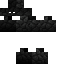 Black skin: raw texture render
