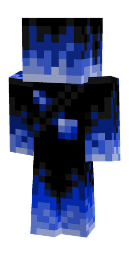 Black skin: body, back render