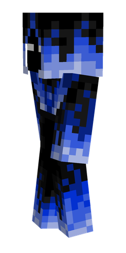 Black skin: body, left side render