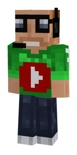 Blue skin: body, front render