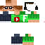 Blue skin: raw texture render