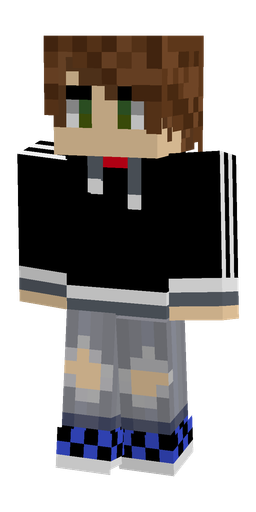 Black skin: body, front render