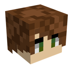 Black skin: head render