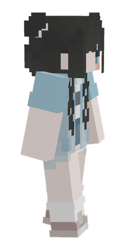 Black skin: body, right side render