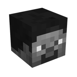 Black skin: head render