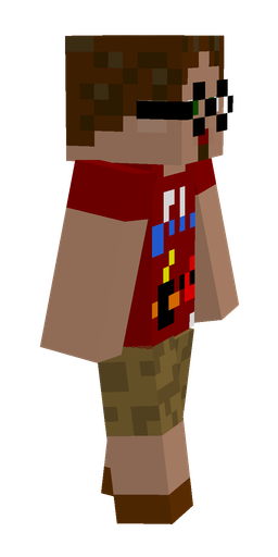 Brown skin: body, right side render
