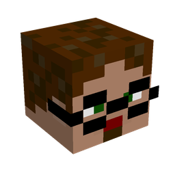 Brown skin: head render