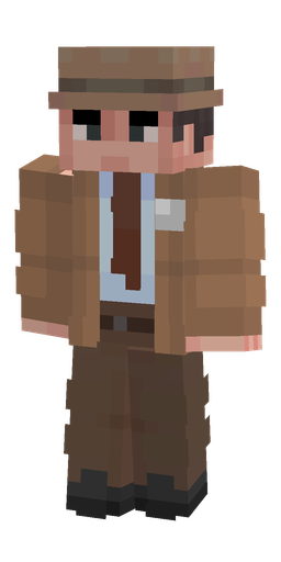 Brown skin: body, front render