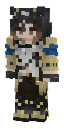 Black skin: body, front render