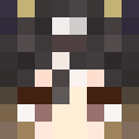 Black skin: face render