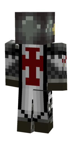 Black skin: body, back render