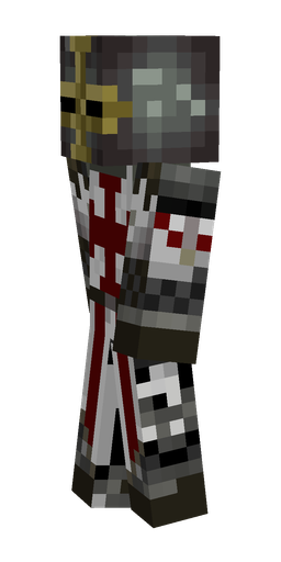 Black skin: body, left side render