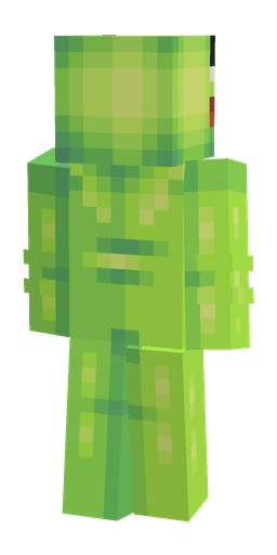 Green skin: body, back render