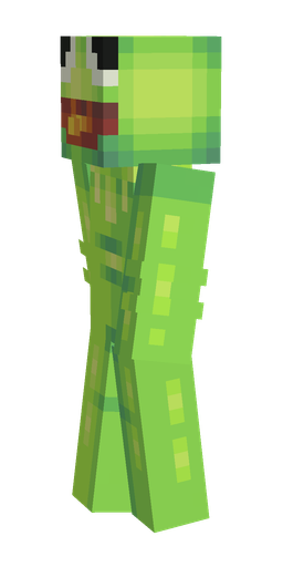 Green skin: body, left side render