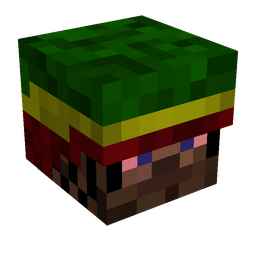 Blue skin: head render