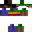 Blue skin: raw texture render