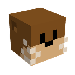 Brown skin: head render
