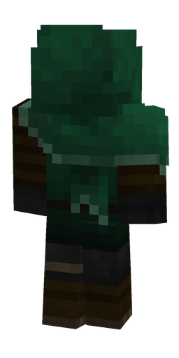 Black skin: body, back render