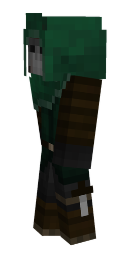 Black skin: body, left side render