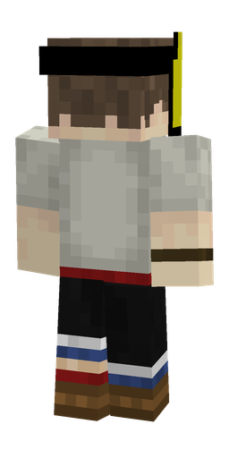Black skin: body, back render