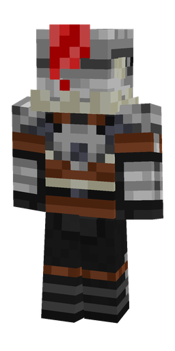 Black skin: body, back render