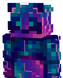 Blue skin: bust render