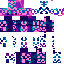 Blue skin: raw texture render
