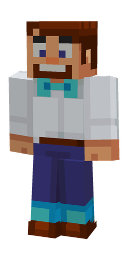 Blue skin: body, front render