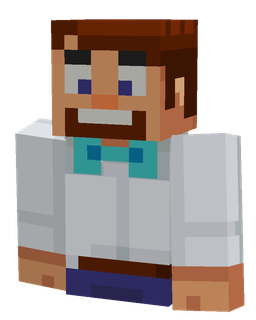 Blue skin: bust render