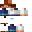 Blue skin: raw texture render