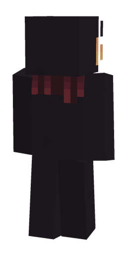 Black skin: body, back render