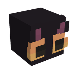 Black skin: head render