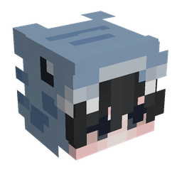 Blue skin: head render