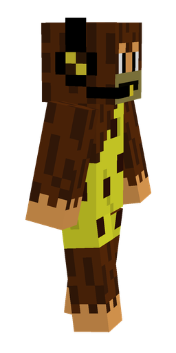 Brown skin: body, right side render