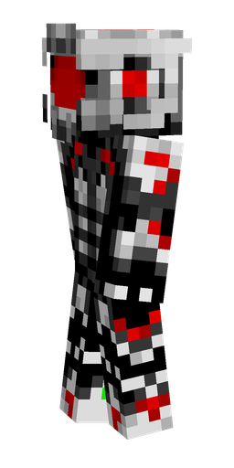 Black skin: body, left side render