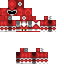 Classic skin: raw texture render