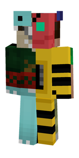 Black skin: body, front render