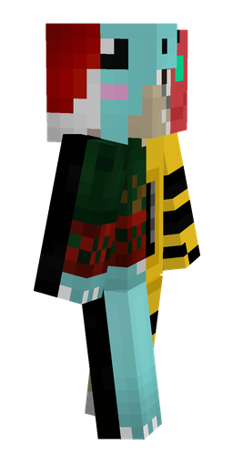 Black skin: body, right side render