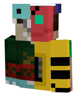 Black skin: bust render