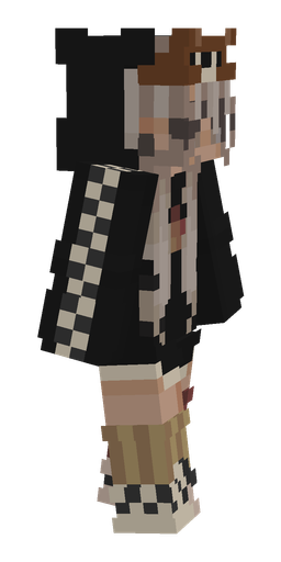 Black skin: body, right side render