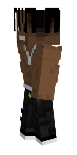Black skin: body, left side render