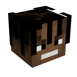 Black skin: head render